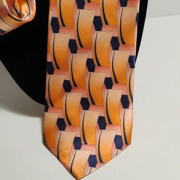 🔥🔥🔥Ferucci All Silk Tie Handmade Beautiful Vibrant Colors - Picture 2 of 8